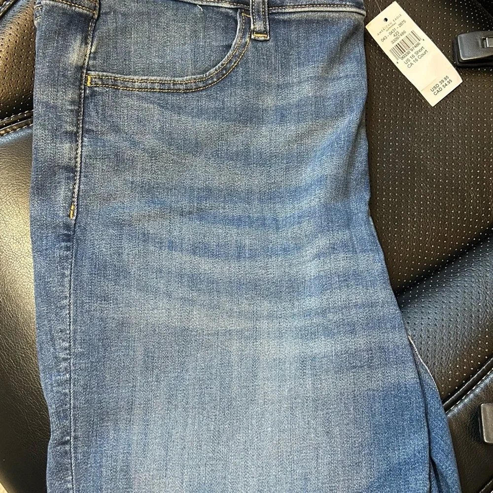 American Eagle Outfitters Blue Jeggings - Picture 2 of 4